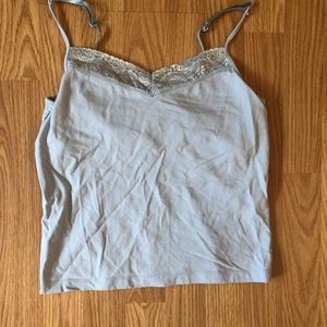 Lace detailing tank top